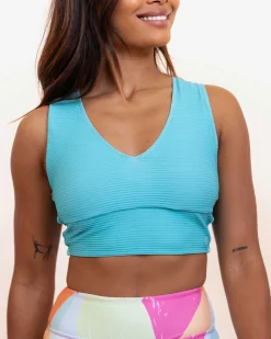 Nani Swimwear Swim Tops|Reversible Switch V Crop
