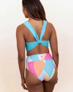 Nani Swimwear Swim Tops|Reversible Switch V Crop
