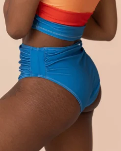 Nani Swimwear Swim Bottoms|High Leg Ruched Bottom