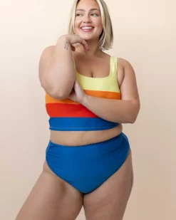 Nani Swimwear Swim Bottoms|High Leg Ruched Bottom