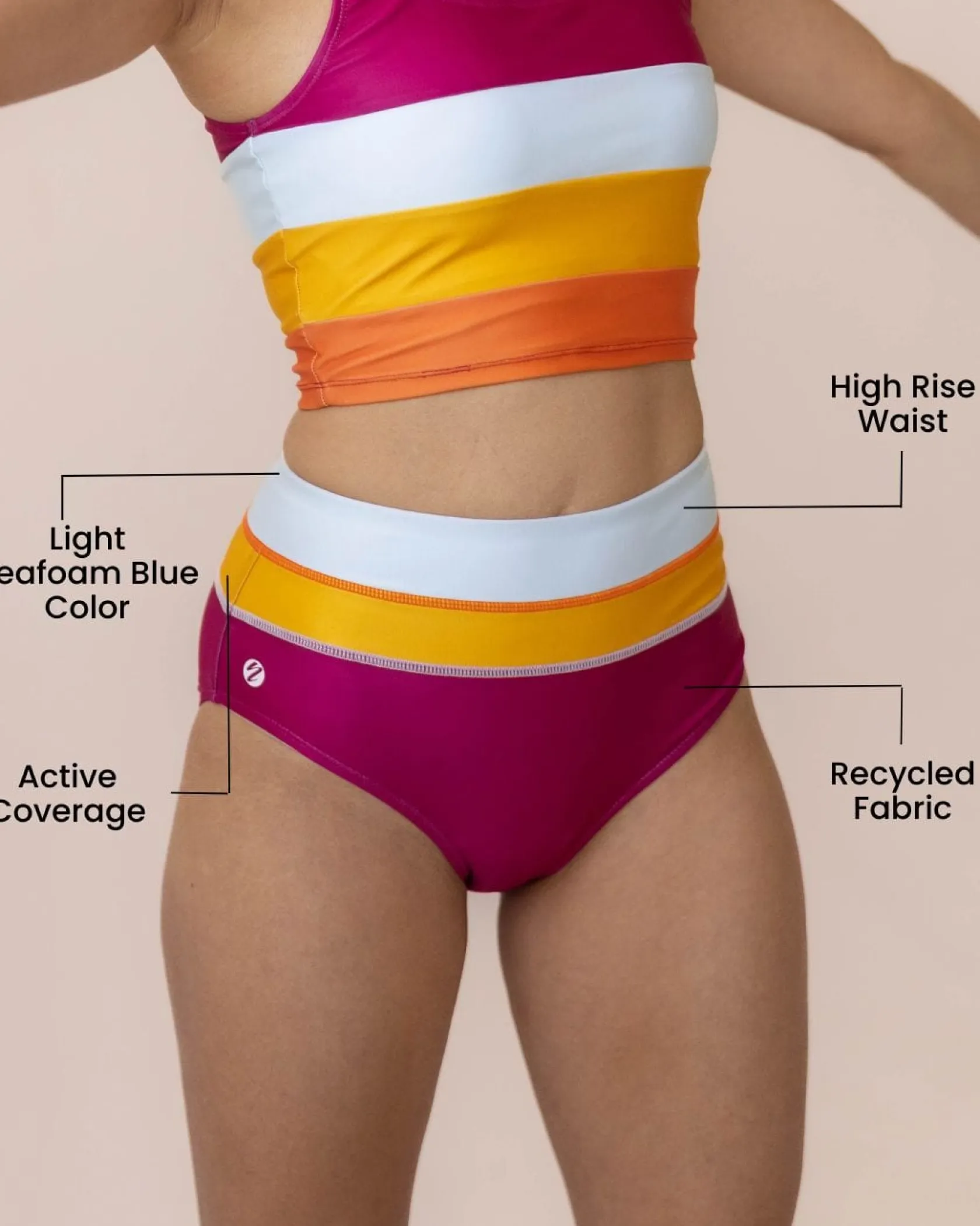 Nani Swimwear Swim Bottoms|Colorblock Bottom