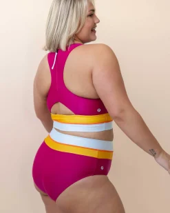 Nani Swimwear Swim Tops|Cut Back Crop