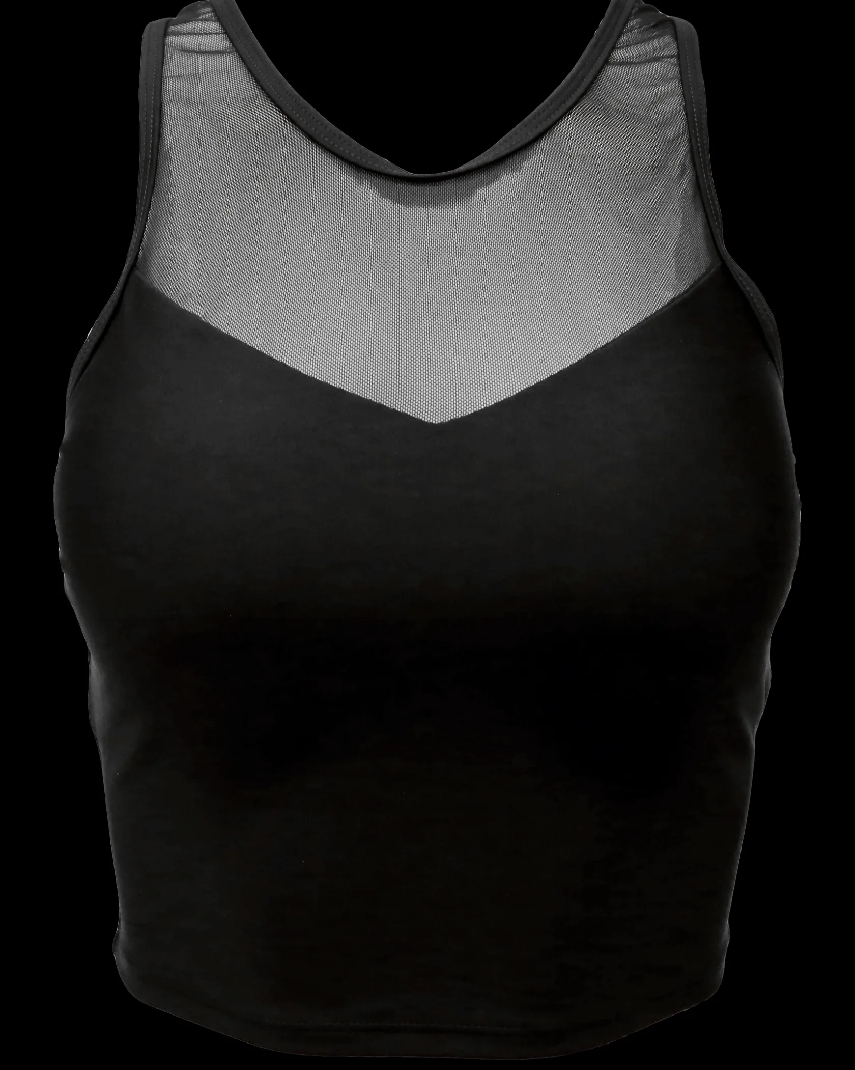 Nani Swimwear Swim Tops|Mesh Racerback Crop