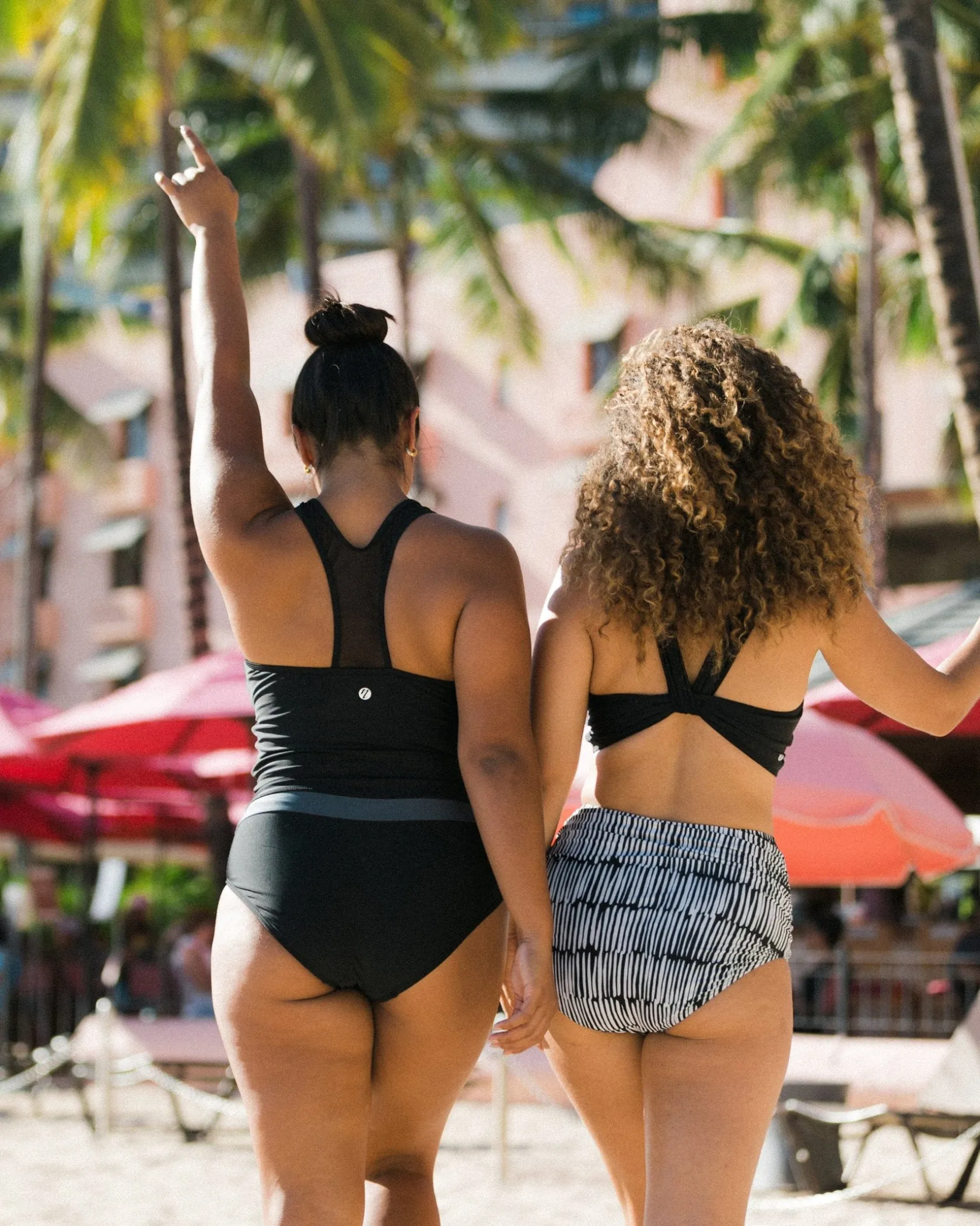 Nani Swimwear Swim Tops|Mesh Racerback Crop