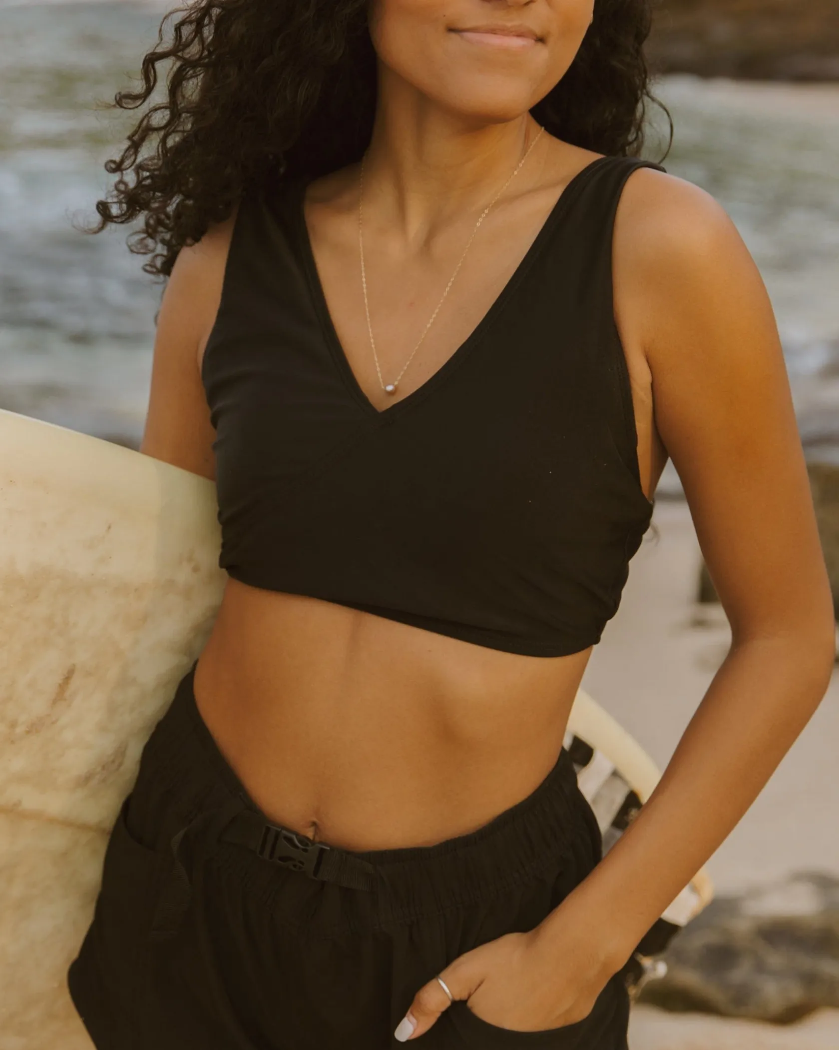 Nani Swimwear Swim Tops|Switch V Crop