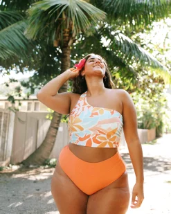 Nani Swimwear Swim Tops|One Shoulder Crop