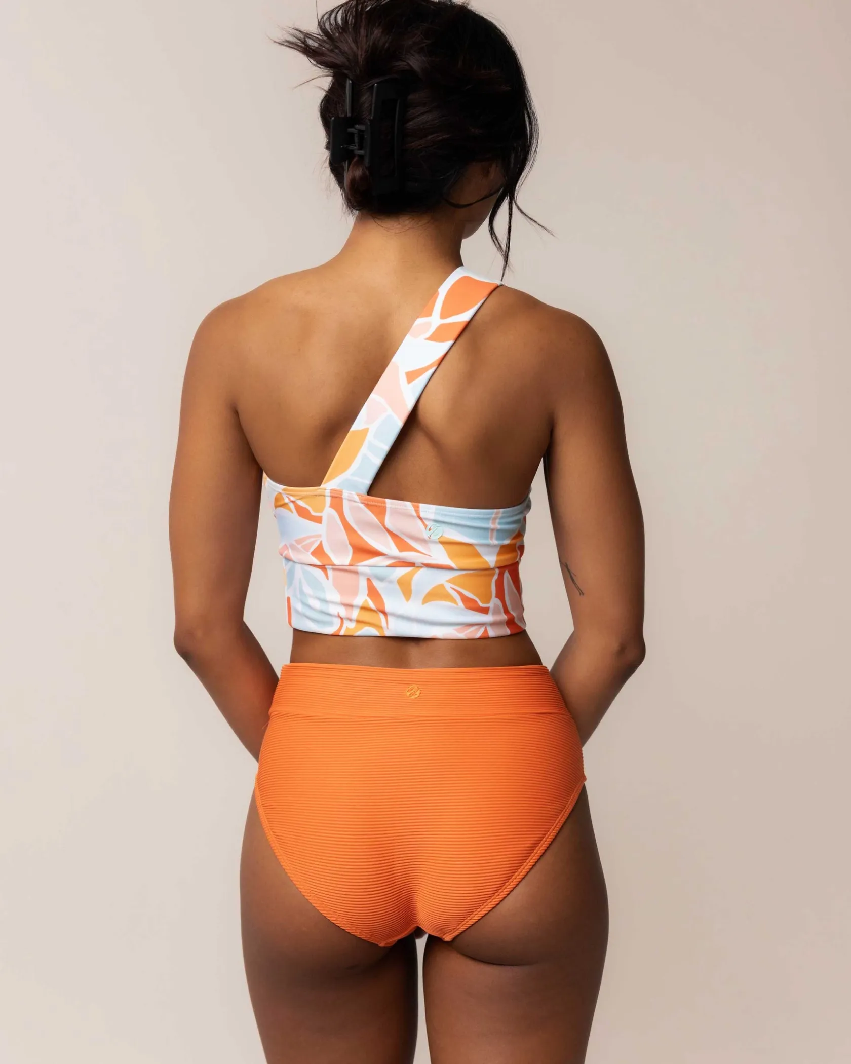 Nani Swimwear Swim Tops|One Shoulder Crop
