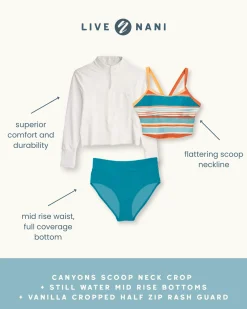 Nani Swimwear Swim Tops|Scoop Neck Crop