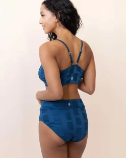 Nani Swimwear Swim Bottoms|Coastal Squared Mid Rise Bottom
