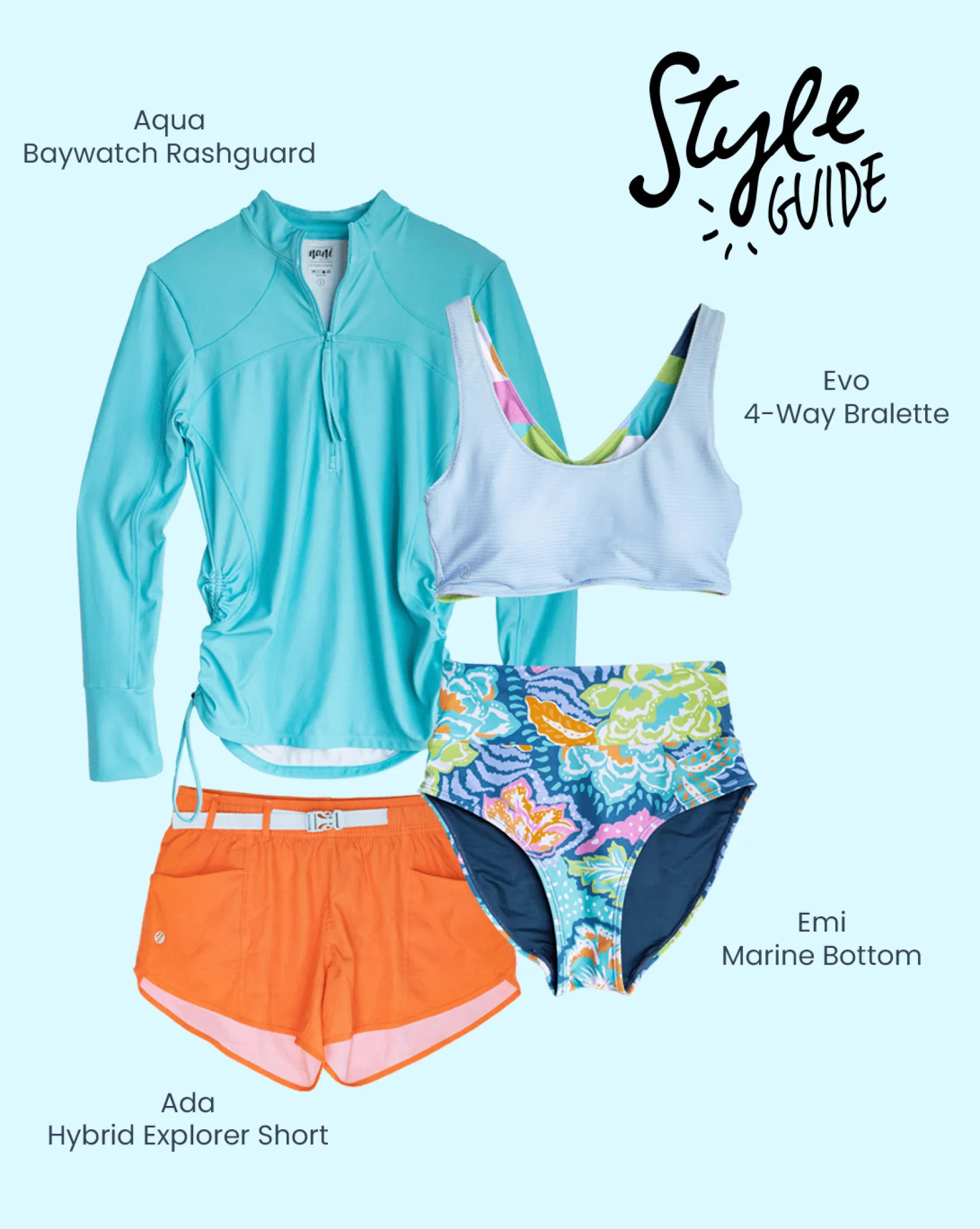 Nani Swimwear Swim Tops|4-Way Reversible Bralette