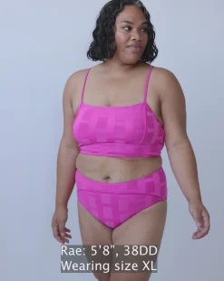 Nani Swimwear Swim Tops|Flamingo Surf Crop