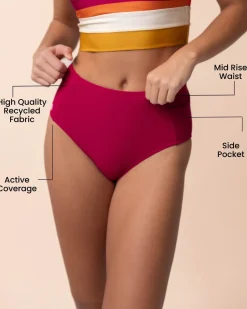 Nani Swimwear Swim Bottoms|Yoga Pocket Bottom