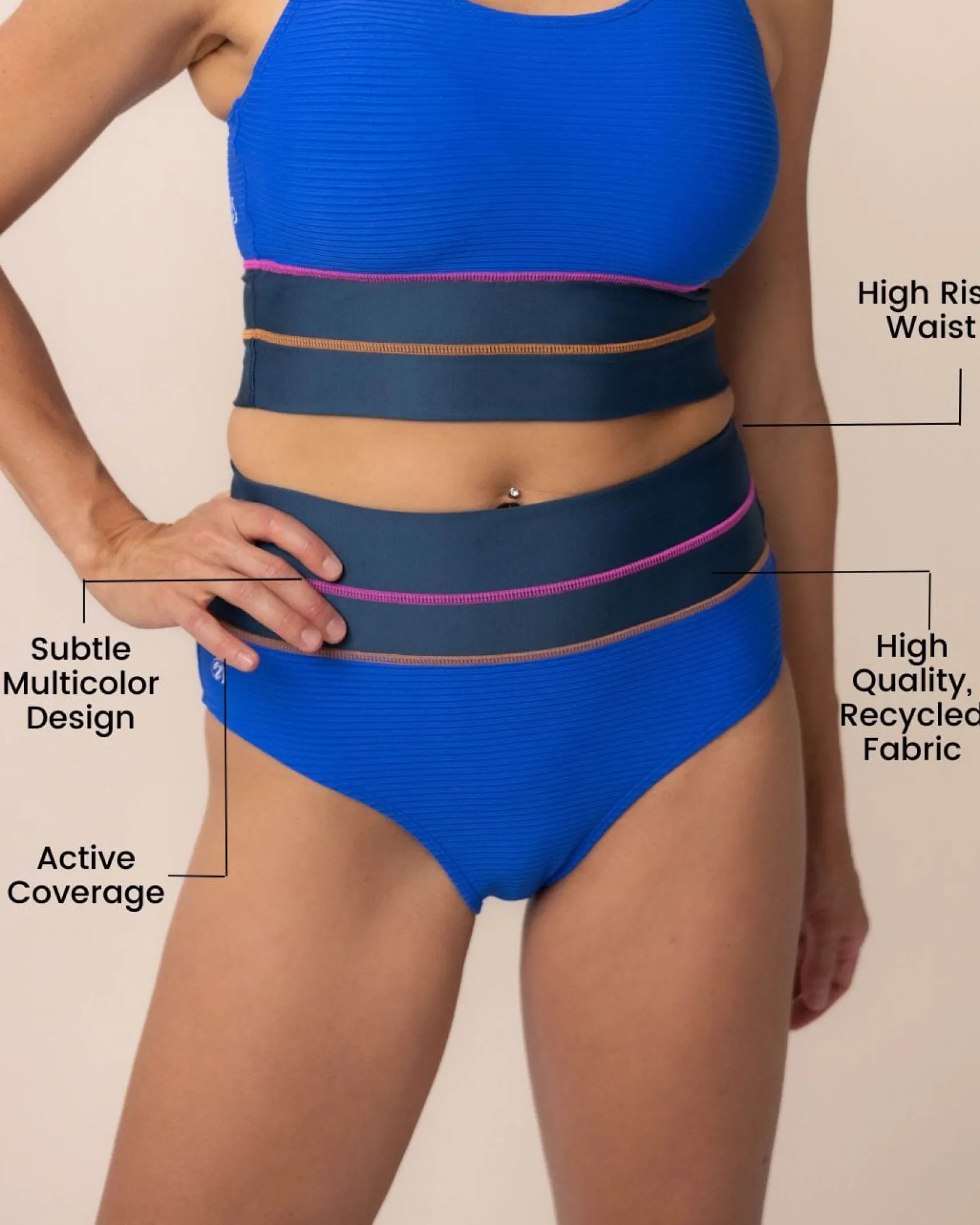 Nani Swimwear Swim Bottoms|Colorblock Bottom