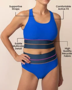 Nani Swimwear Swim Tops|Cut Back Crop