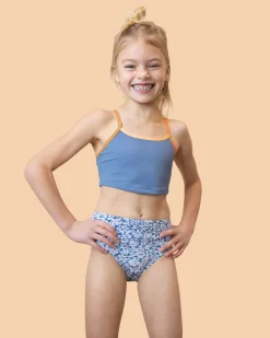 Nani Swimwear Family Matching|Mommy & Me|Girls Scoop Neck Crop Set