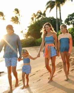 Nani Swimwear Family Matching|Mommy & Me|Girls Quarter Zip Sun Hoodie