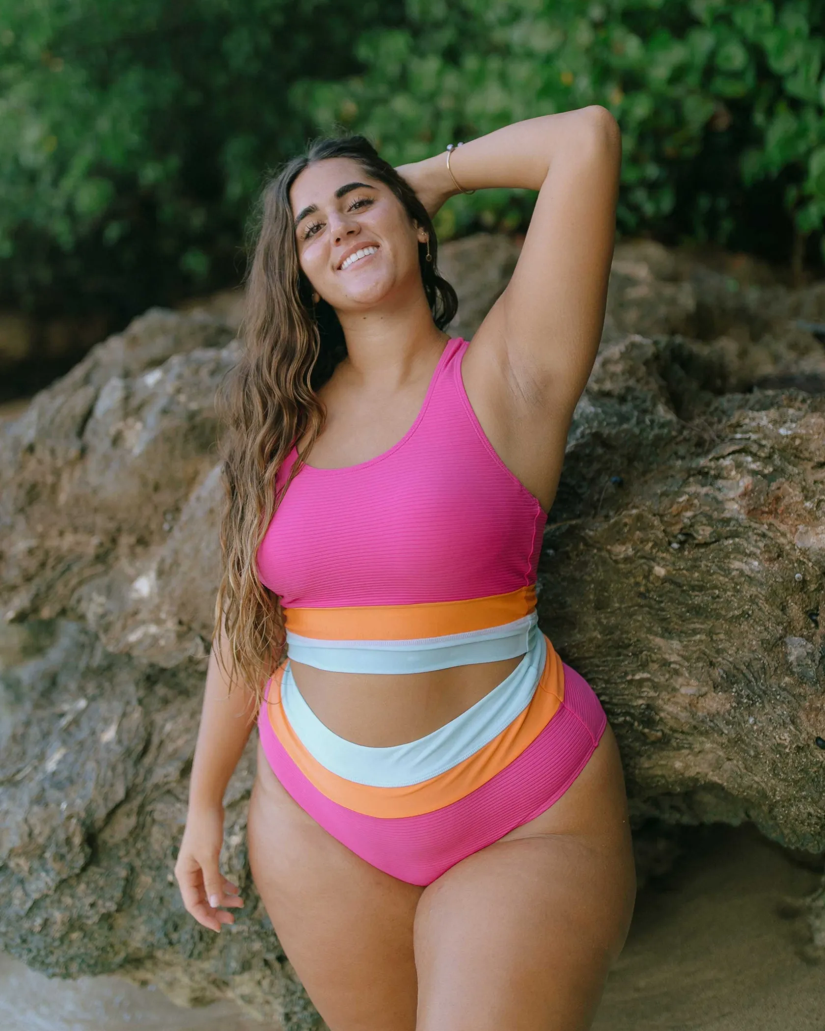 Nani Swimwear Mommy & Me|Swim Tops|Cut Back Crop
