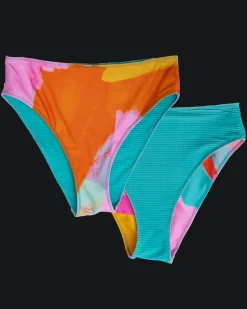Nani Swimwear Mommy & Me|Swim Bottoms|Reversible High Leg Bottom