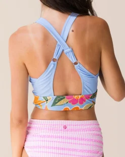 Nani Swimwear Swim Tops|Mona Underwire V-Neck Crop