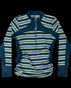 Nani Swimwear Sun Protection|Monica Stripe Baywatch Rashguard