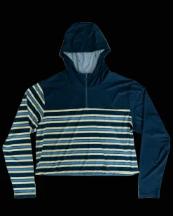 Nani Swimwear Sun Protection|Monica Stripe Quarter Zip Sunshade