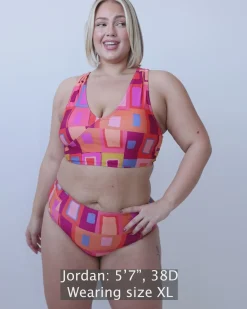 Nani Swimwear Swim Tops|Moroccan Switch V Crop