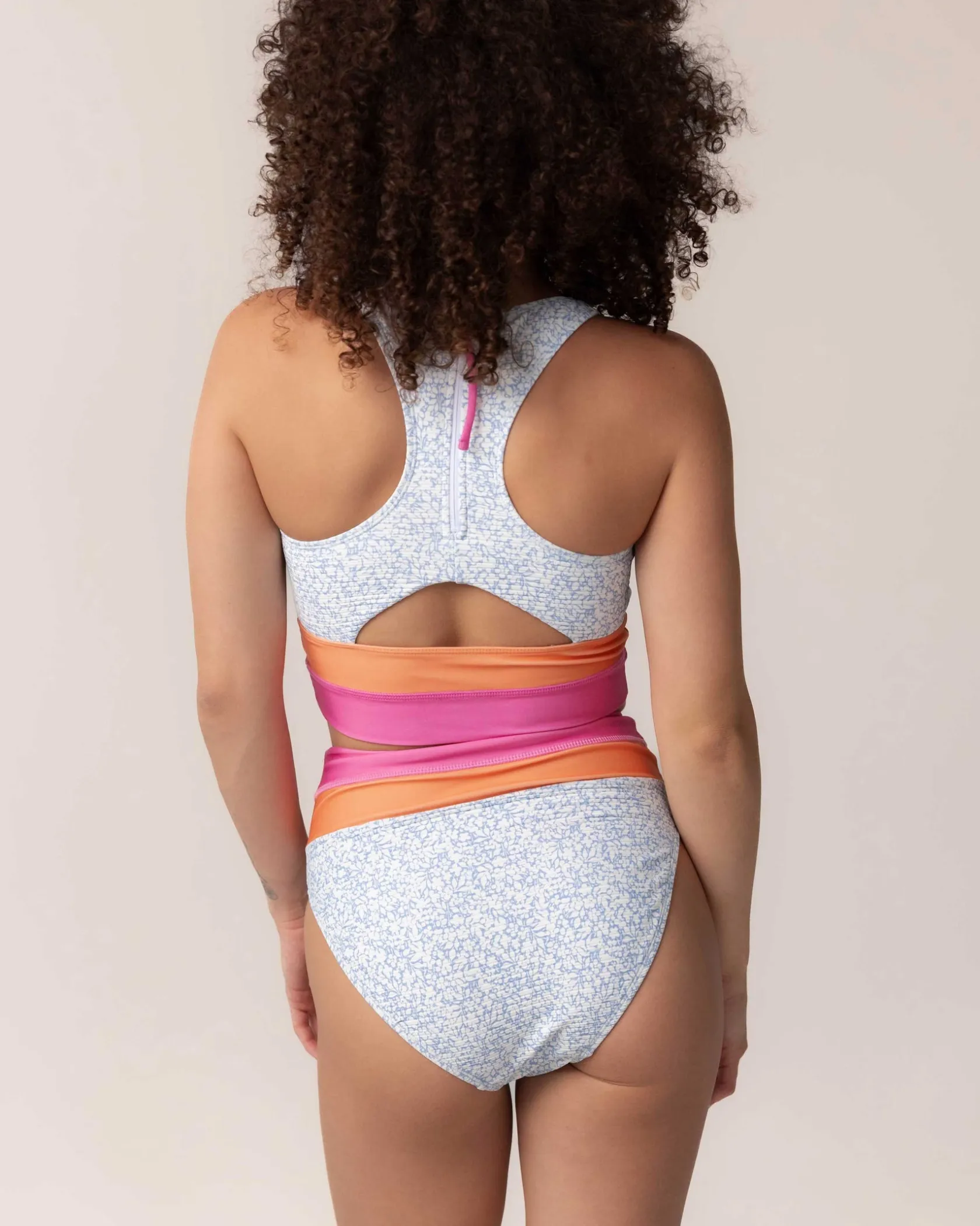 Nani Swimwear Mommy & Me|Swim Bottoms|Colorblock High Leg bottom