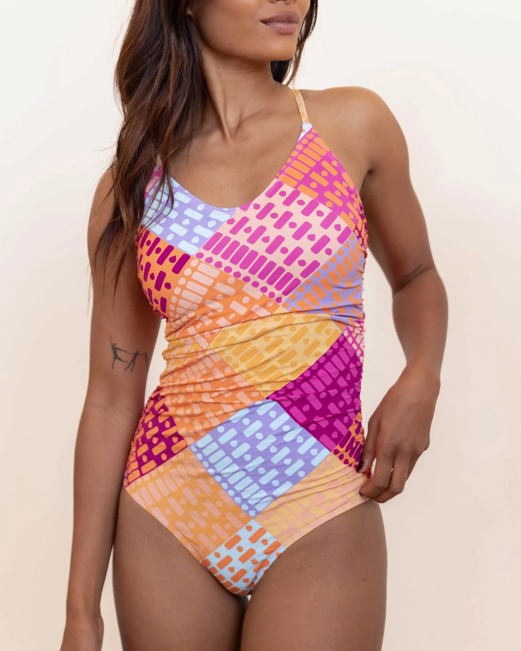Nani Swimwear Mommy & Me|One Pieces|Ruched One Piece
