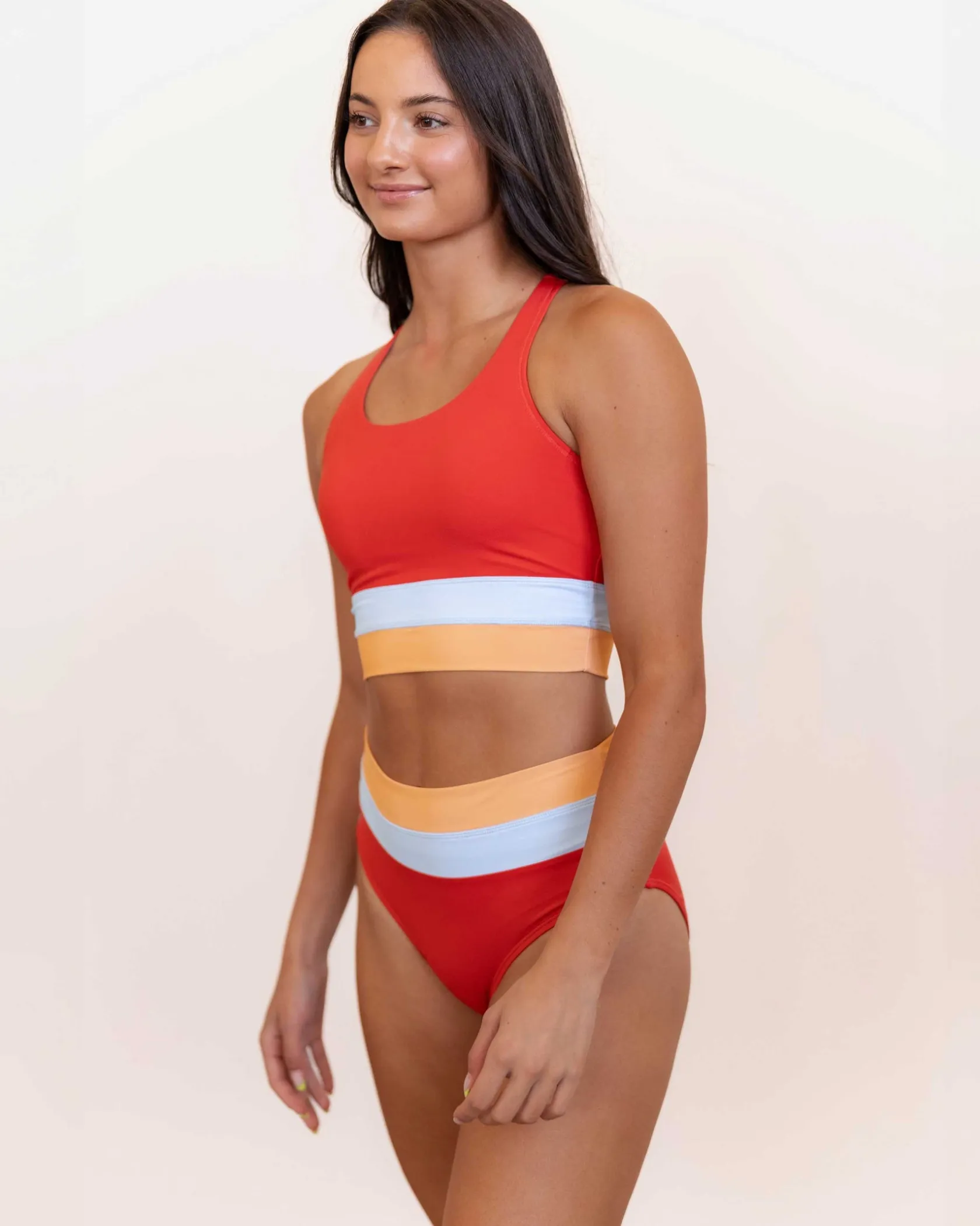 Nani Swimwear Mommy & Me|Swim Tops|Cut Back Crop