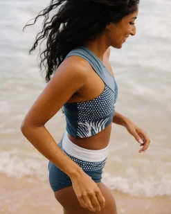 Nani Swimwear Swim Tops|Patchwork Crop