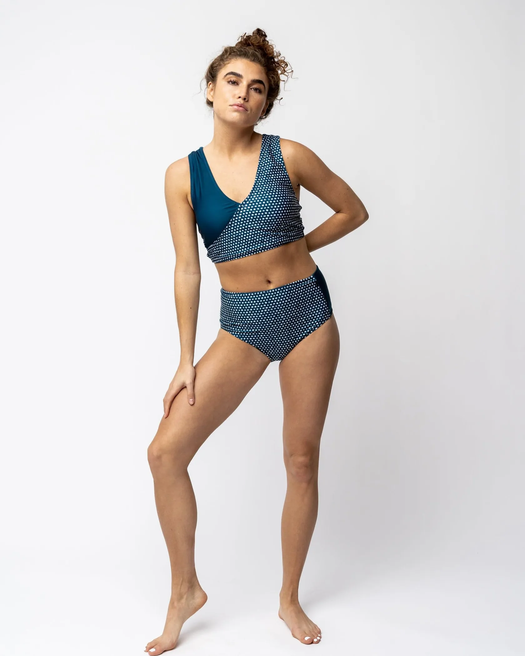 Nani Swimwear Swim Tops|Switch V Crop