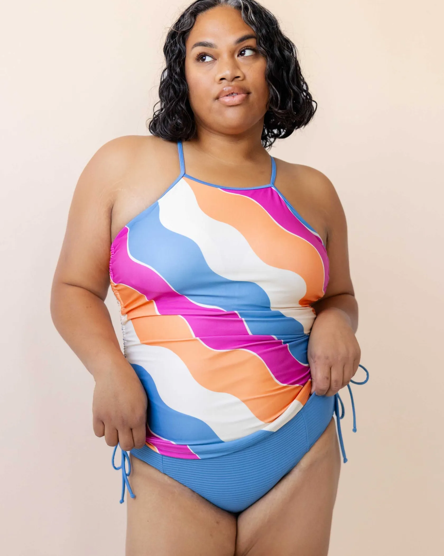 Nani Swimwear Mommy & Me|Swim Tops|Sunrise Drawstring Tankini