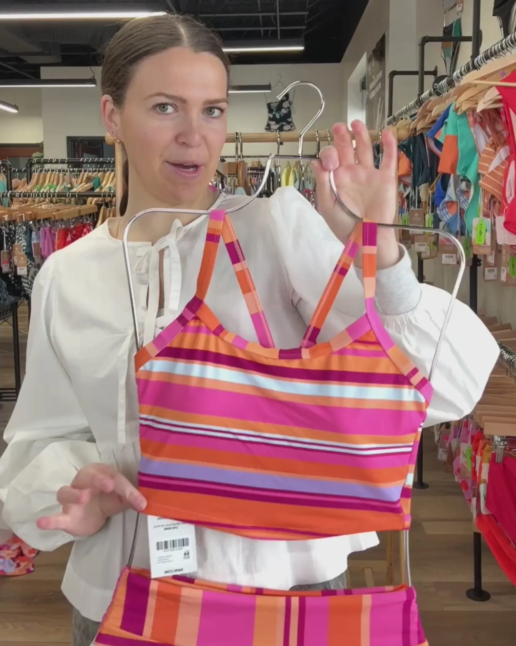 Nani Swimwear Mommy & Me|Swim Tops|Scoop Neck Crop