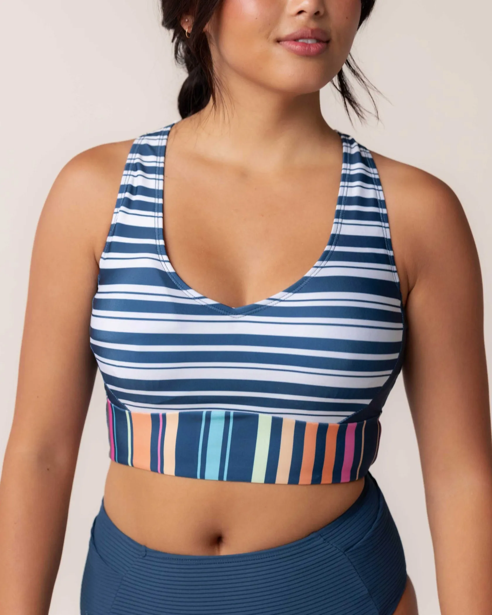 Nani Swimwear Swim Tops|Underwire V-Neck Crop