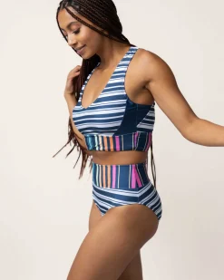 Nani Swimwear Swim Tops|Underwire V-Neck Crop