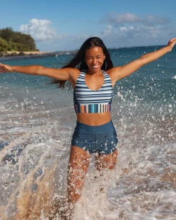 Nani Swimwear Swim Tops|Underwire V-Neck Crop