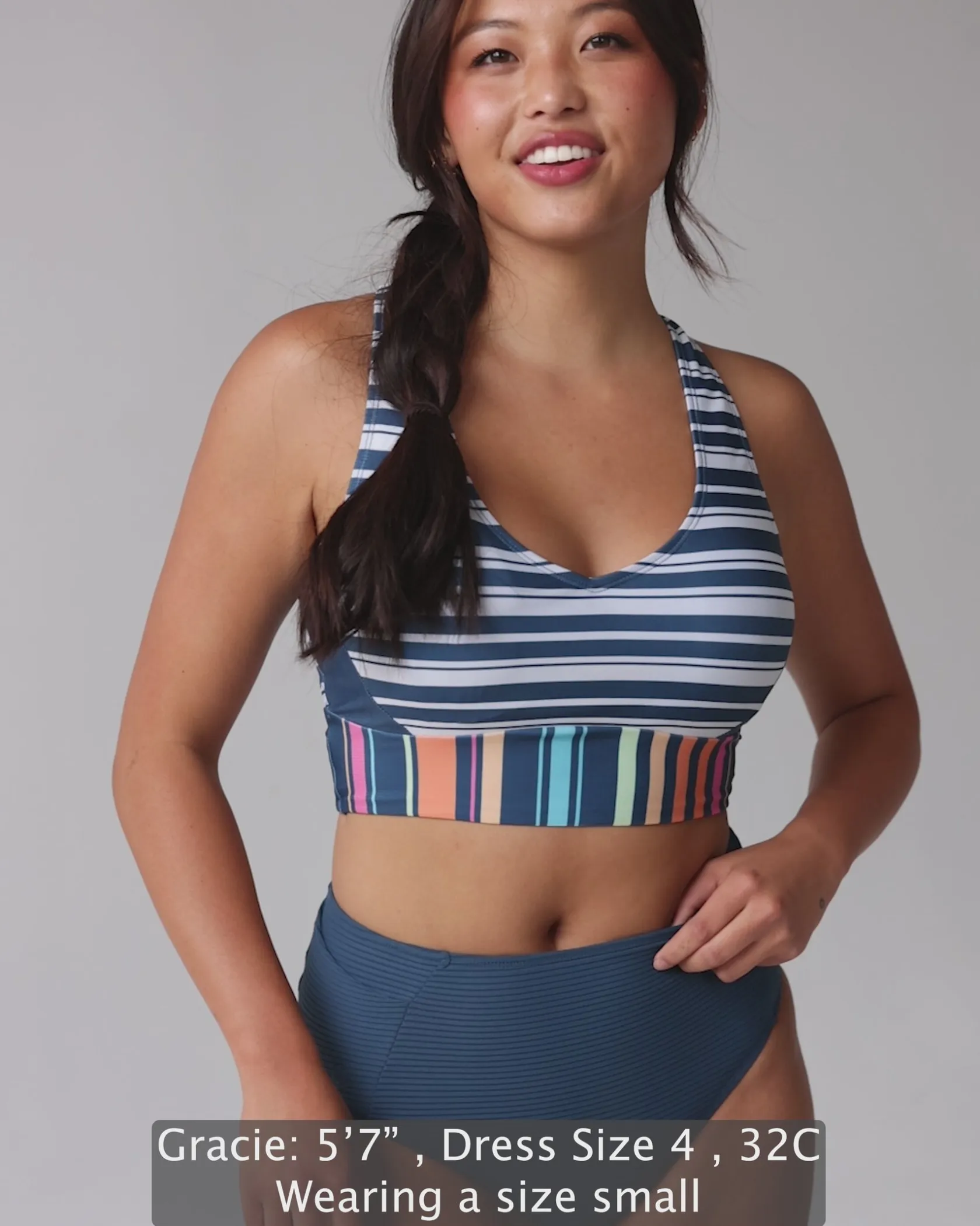 Nani Swimwear Swim Tops|Underwire V-Neck Crop