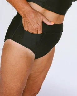 Nani Swimwear Swim Bottoms|Textured Pocket Bottom