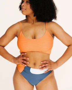Nani Swimwear Swim Tops|Textured Tone Crop
