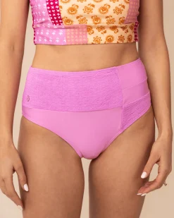 Nani Swimwear Swim Bottoms|Textured Patch Bottom