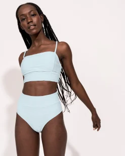 Nani Swimwear Swim Bottoms|Textured Mid Rise Bottom