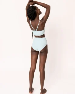 Nani Swimwear Swim Bottoms|Textured Mid Rise Bottom