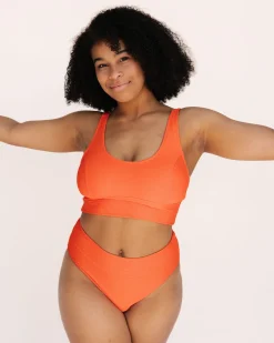 Nani Swimwear Swim Bottoms|Textured Mid Rise Bottom