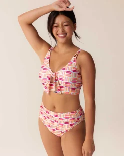 Nani Swimwear Swim Bottoms|High Leg Ruched Bottom