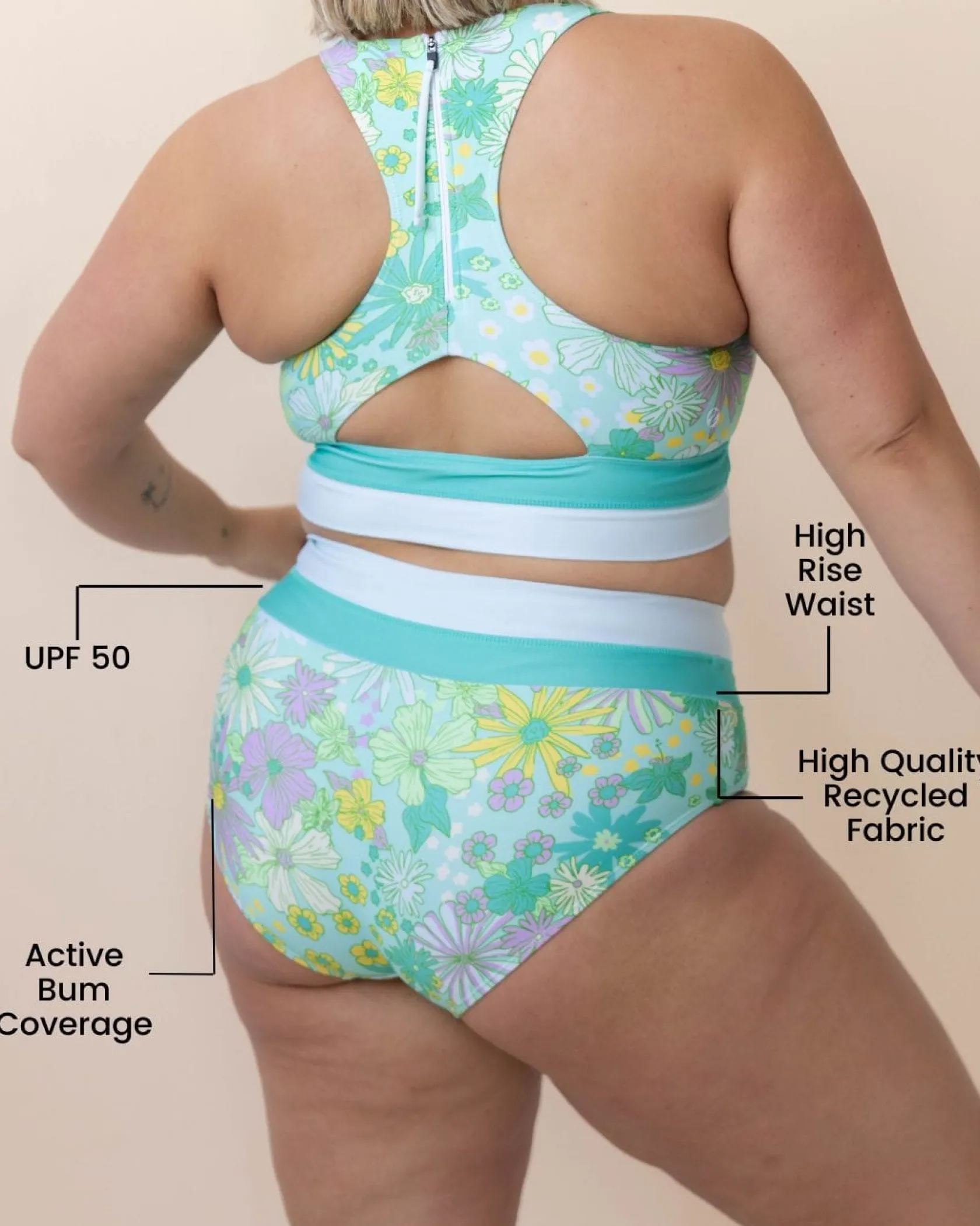 Nani Swimwear Swim Bottoms|Colorblock Bottom