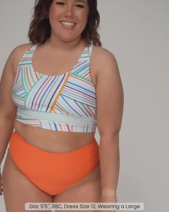 Nani Swimwear Swim Tops|Cut Back Crop