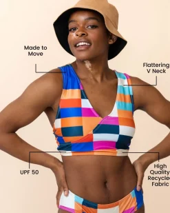 Nani Swimwear Swim Tops|Switch V Crop